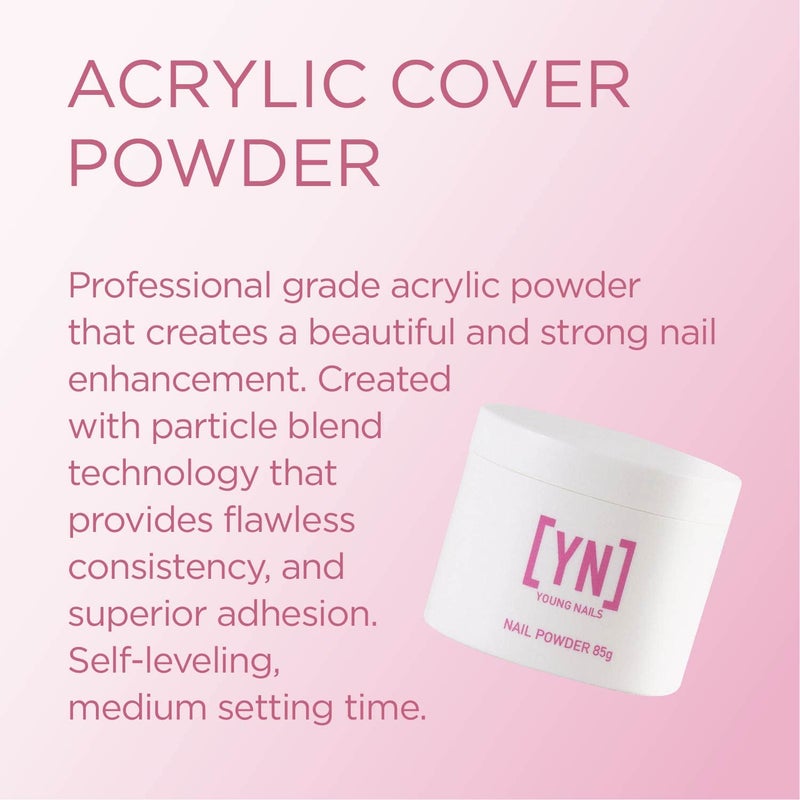 Young Nails Acrylic Cover Powder, Bare, 2.99 Ounce (Pack of 1) - Image 2