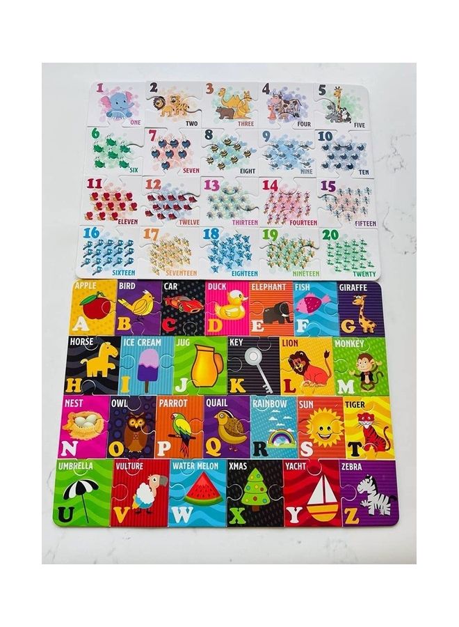 لعبة أحجية تركيب الصور ثاندر كيدز، لعبة تعليمية للتنمية الفكرية للأطفال بمرحلة ما قبل المدرسة، مناسبة كهدية للأطفال بعمر 4-8 سنوات للأولاد والبنات، متوفرة بحجم كبير جامبو 41 x 30سم - Image 5