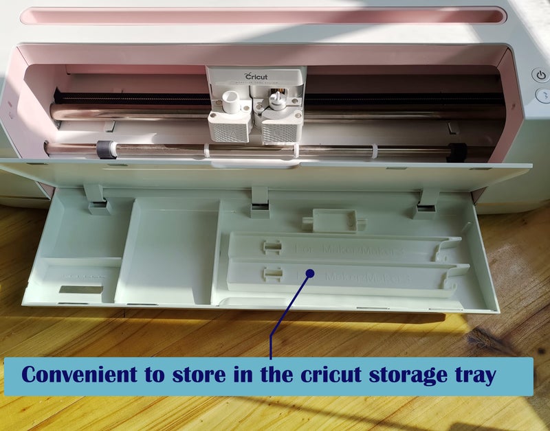 onten Extension Tray Compatible with Cricut Maker3 Maker,Extender Tray Compatible with Cricut Mat,Cutting Mat Extender Support For Maker3 Maker Series (Not Compatible with Air Series) (White) - Image 4