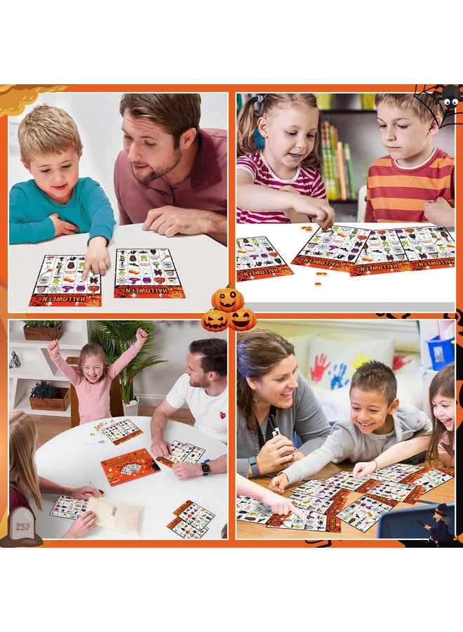 jollylife 40 Players Halloween Bingo Game Cards - Hallowmas Goodie Bags Stuffers Gifts for Kids Holiday Activity Party Supplies Favors - Image 2