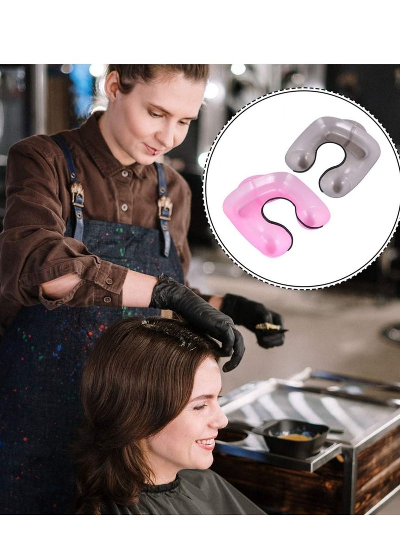 Y&D 2pcs Salon Hairdressing Neck Tray Plastic Hair Coloring Shoulder Support Cover Cutting Catcher Professional Perming Rest Container Clothing Protector Tool  - Image 5