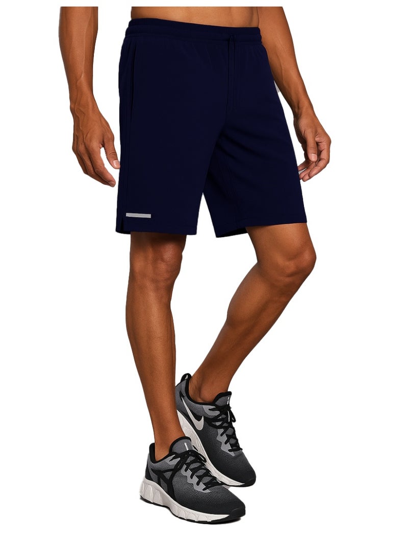 نايلتون شورت رياضي للرجال - شورت رياضي برباط وجيب جانبي للجري والجيم وممارسة التمارين الرياضية - خفيف الوزن وجيد التهوية - Image 1