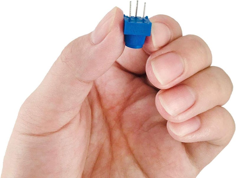 MCIGICM (10 Pcs) 10K Ohm Breadboard Trim Potentiometer kit with Knob for Arduino - Image 3