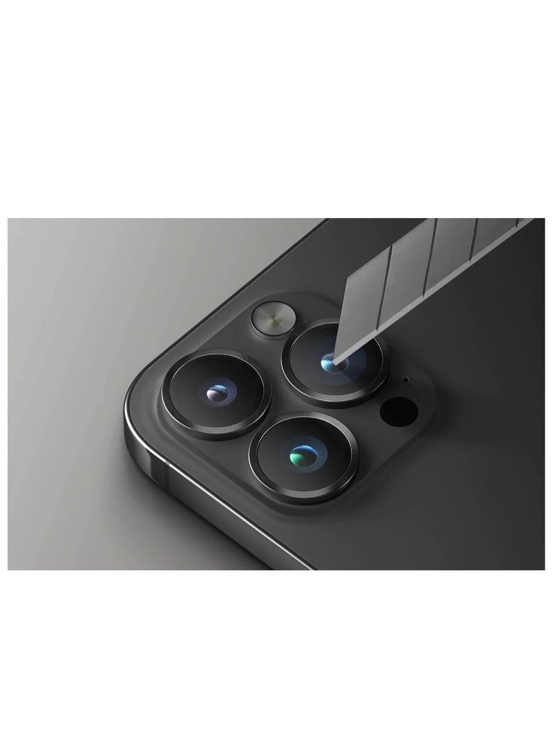 MARVN MARVN iPhone 15 Pro Max & 15 Pro Camera Lens Protector - White with Crystal Clarity, Dual Protection, 9H Hardness, Easy Installation, Compatible with iPhone 15 Pro & Pro Max  - Image 4