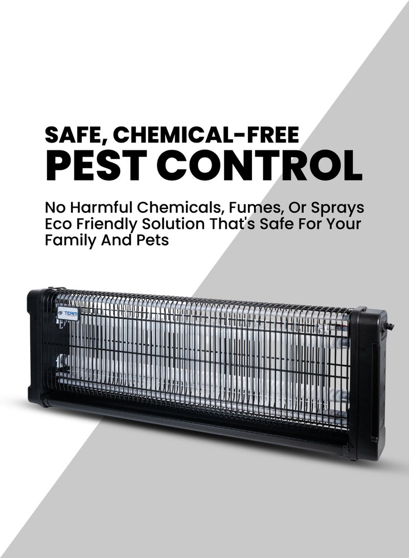 TEAM Electric Insect Killer – 4000V High Voltage Bug Zapper for Mosquitoes, Flies & Flying Insects – Indoor Pest Control Lamp with 6-Month Warranty - Image 3