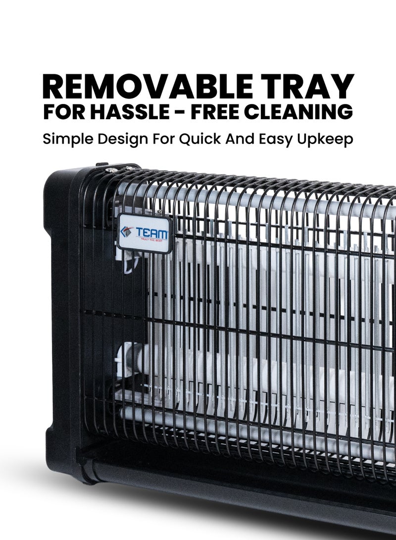 TEAM Electric Insect Killer – 4000V High Voltage Bug Zapper for Mosquitoes, Flies & Flying Insects – Indoor Pest Control Lamp with 6-Month Warranty - Image 4