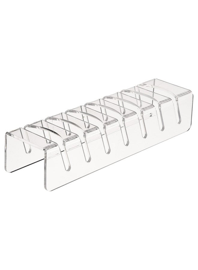 2Pcs Hat organizer for Baseball Caps, 14 Ball Cap Storage Organizer Rack, No Install Acrylic Baseball Cap Storage, Renter Friendly Cap Holder Display Stand for Closet, Bedroom  - Image 3