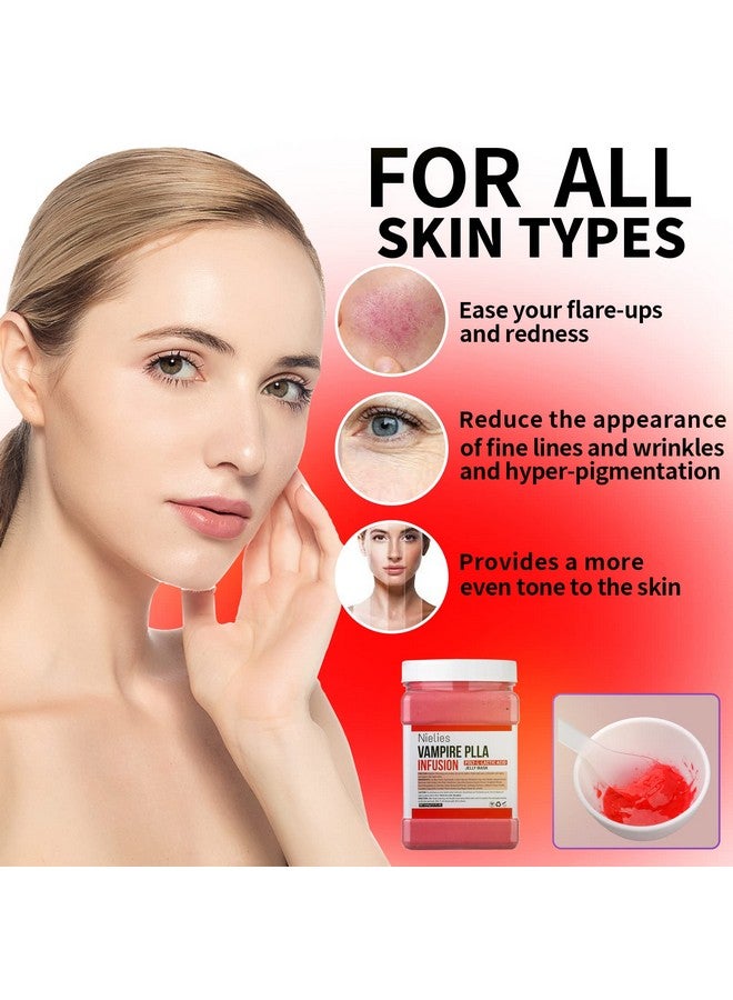 Nielies Ielies Jelly Mask Facial Skin Care Vampire Peeloff Jelly Mask Set Jelly Mask For Facials Face Mask For Instant Hydration Vegan Peel Off Face Mask For Antiaging Brightening (Vampire) - Image 4