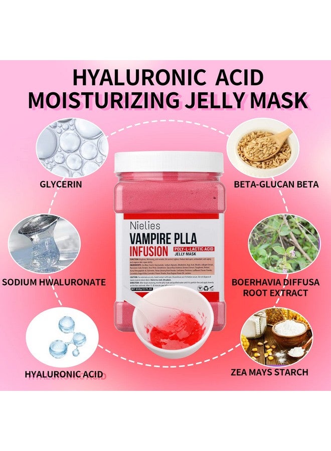 Nielies Ielies Jelly Mask Facial Skin Care Vampire Peeloff Jelly Mask Set Jelly Mask For Facials Face Mask For Instant Hydration Vegan Peel Off Face Mask For Antiaging Brightening (Vampire) - Image 5