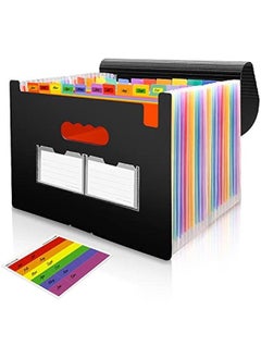 Generic Document Folder 25 Compartments High Capacity Expanding File Organiser Accordion Expandable Organiser Folder Folder Documents Bag Portable Sorting Folder Briefcase Busine  - Image 1