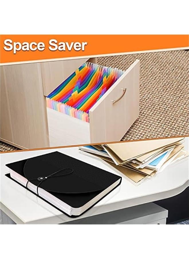 Generic Document Folder 25 Compartments High Capacity Expanding File Organiser Accordion Expandable Organiser Folder Folder Documents Bag Portable Sorting Folder Briefcase Busine  - Image 2