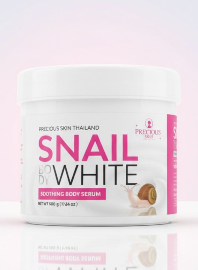 Precious Skin Snail Body White Soothing Body Serum 500 g Whitening Moisturizing Repairing Anti Dark Spot Brightening Skin Care - Image 1