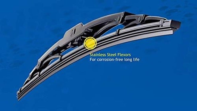 Michelin Rainforce Wiper Blade 26" – All-Weather Windshield Wiper, Universal Hook Fit, Natural Rubber, 1 Count - Image 3