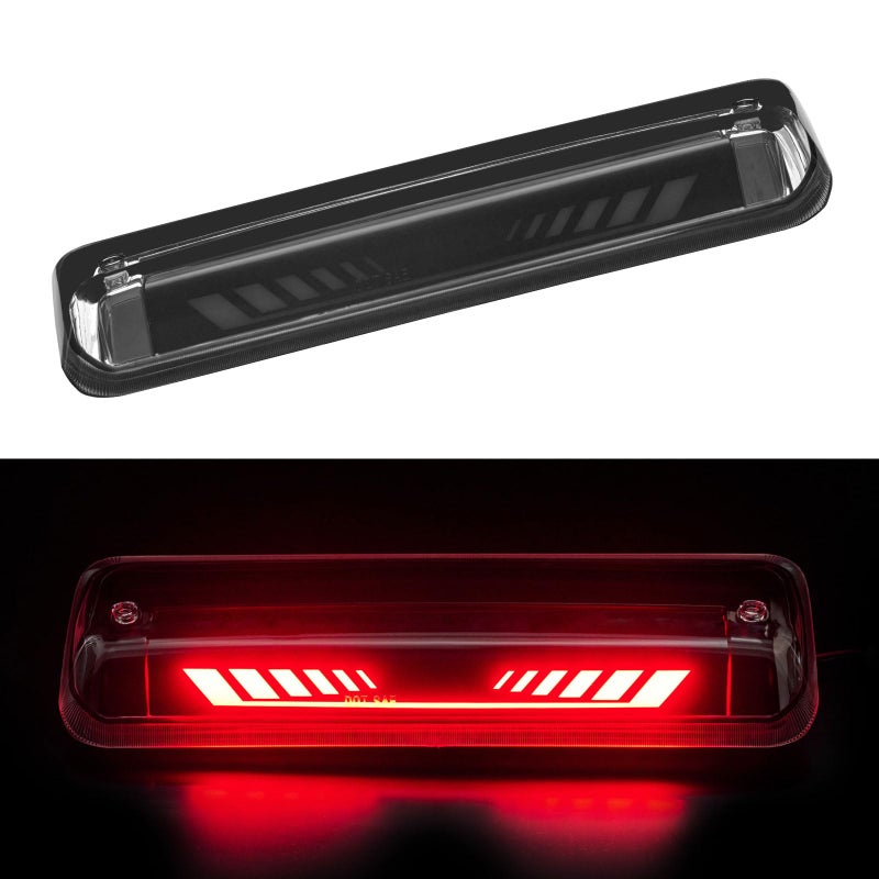 Cxdar Third 3rd Brake Light LED for 20042008 Ford F150 High Mount Rear Brake Lights Assembly for 0408 F150 Waterproof Center Cab Cargo Lamp Stop Light