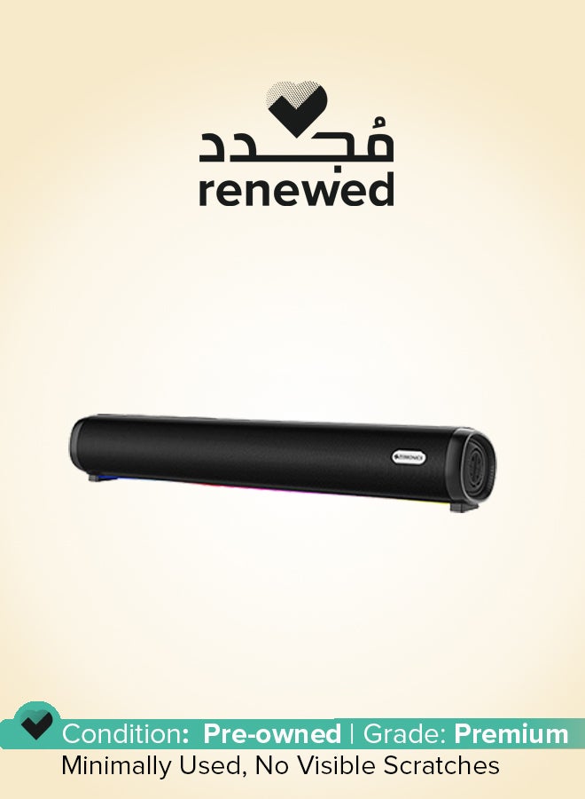 ZEBRONICS Renewed - Zebronics Wireless Bluetooth Soundbar, 42 Watts, Upto 7h Playback, Dual 57mm Drivers, Dual Passive Radiators, TWS, Call Function, Type-C Charging, USB, AUX (Vita Bar 301) - Image 1