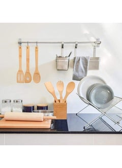 Happy Home 5 Piece Wooden Serving Spoon Set  - Image 2