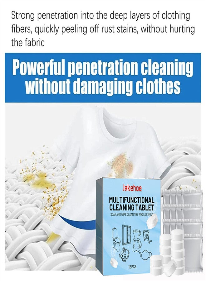 Bio-enzyme Cleaning Machine Tablets, Washing Cleaner Dissolve Concentrated Tablets, Multipurpose Cleaner Explosive Salt Tablets for Cleaning all Kinds of Clothing (1Boxes) - Image 4