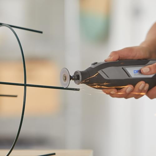 Dremel EZ406-02, EZ - Lock Starter Kit, 1 1/2-Inch (38.1 mm) Wheel Diameter, 5 Piece Fiberglass Reinforced Cut-Off Wheels and EZ402 Mandrel Included, Rotary Tool Cutting Disc Accessories - Pack of 2 - Image 4