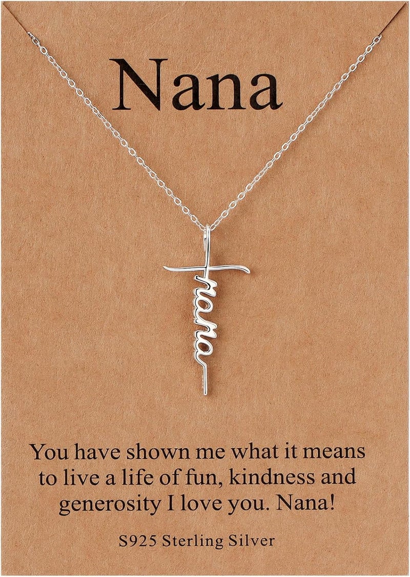 Lcherry Faith Cross Pendant Necklace for Women Religious Christian Jewelry Mother's Day Gifts for Women - Image 1