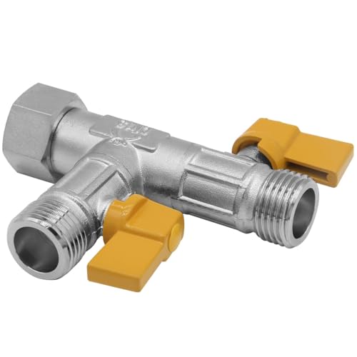 YSIL RV 3 Way ByPass Valve Replacement 12 NPT RV Pump Converter Winterizing Kit Water Heater Pump Converter Winterizing Parts Water Diverter - Image 5