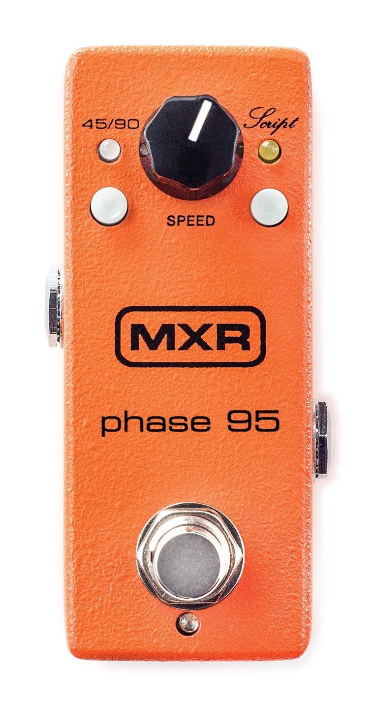 MXR M290 Phase 95 Mini Phaser Pedal w/ 12 Pack Picks & 2 Patch Cables - Image 3