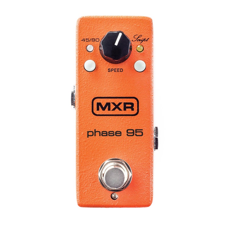 MXR M290 Phase 95 Mini Phaser Pedal w/ 12 Pack Picks & 2 Patch Cables - Image 5