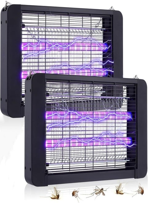 Electric Bug Zapper, Mosquito Killer with Protective Grid, Powerful UV LED Lamps Mosquito Zapper, Plug-in Hanging Insect Trap for Mosquito, Moth, Fly, Insect 30W