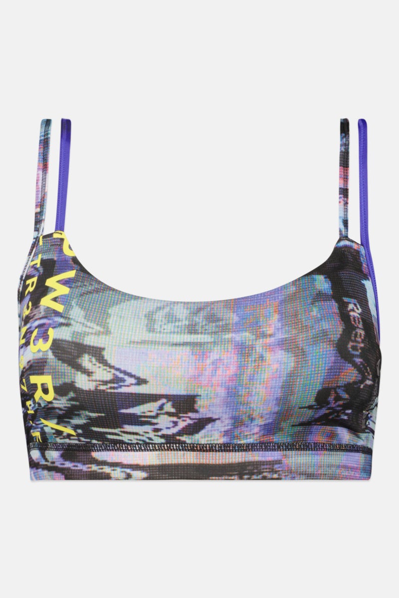 Reebok Women Allover Print Non-Padded Sports Bra, Multicolor - Image 2
