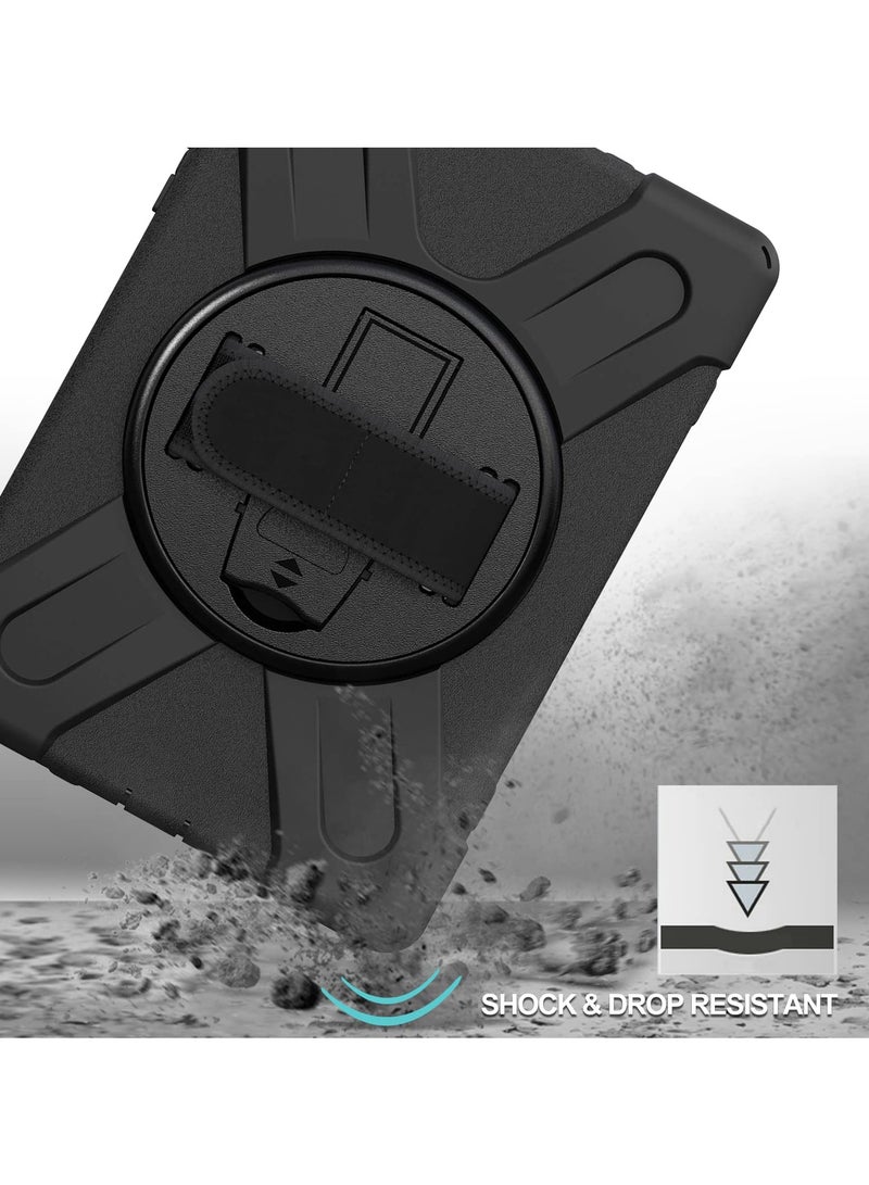 Procases For Lenovo Tab M10 Fhd Plus Case 10.3 Inch 2020 2Nd Gen Rugged Heavy Duty Shockproof Rotating Kickstand Protective Cover For Lenovo Tab M10 Plus Tb X606F Tb X606X 10.3 Inch Fhd Tablet 2020 Black - Image 2