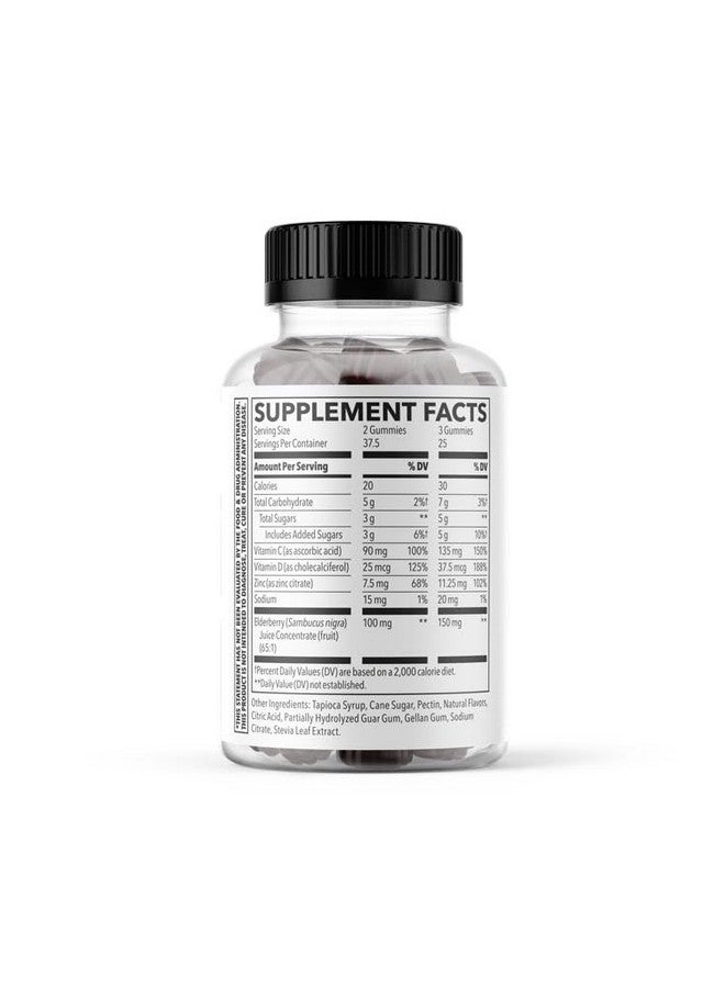 لايف سيزنز LifeSeasons Clinical Immunity - حلوى العليق البري - تدعم صحة الجهاز المناعي - 25 حبة علكة من العليق البري في كل حلوى - خالية من مالتوديكسترين - فيتامين سي، فيتامين د3، الزنك ومستخلص العليق البري - 75 حلوى علكة - Image 3