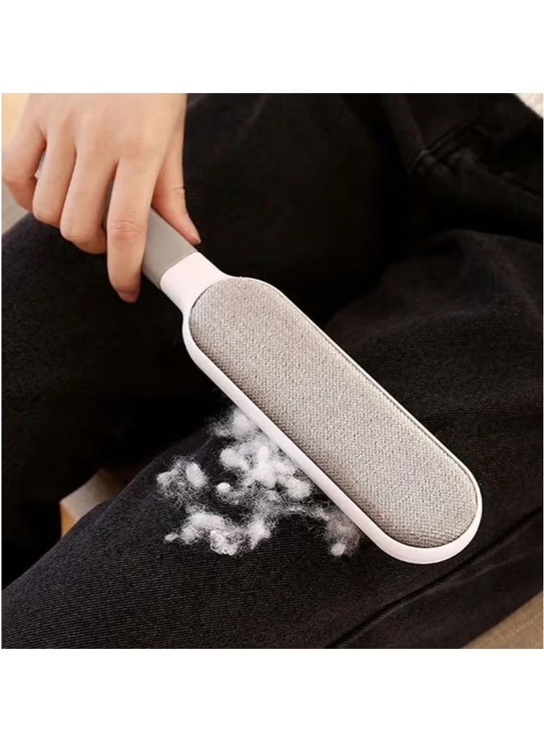 Reusable Lint Brush, Double-sided Pet Hair Removal Brush, Manual Electrostatic Sticky Lint Pet Hair Dust Brush, Carpet Pet Dog Cat Hair Remover Brush, For Clothing, Sofa, Furniture, Bedding, Carpet - Image 3