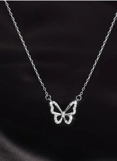 Generic Fashion Sweet Hollow Alloy Butterfly Necklace Simple Women Collar Necklaces  - Image 2