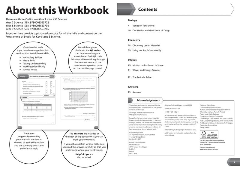 KS3 Science Year 9 Workbook: Ideal for Year 9 - Image 3