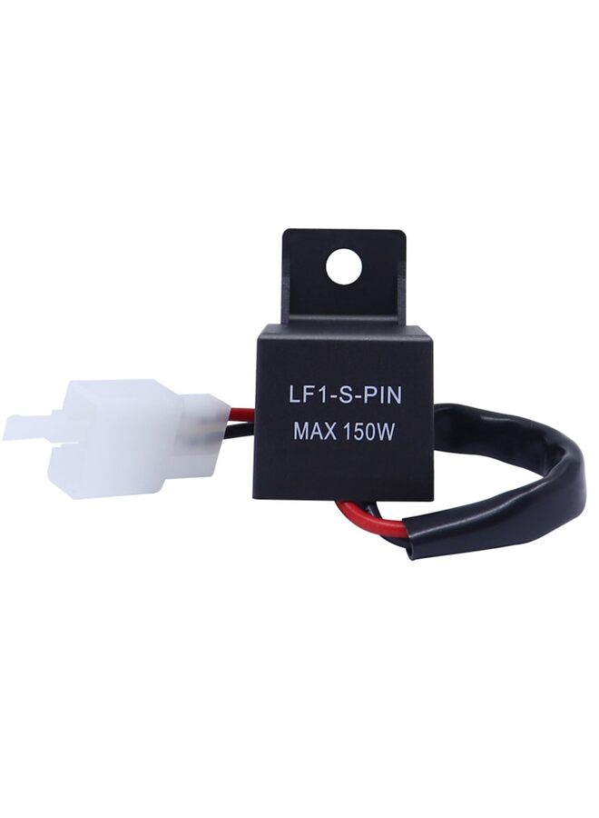 2-Pin Electronic LED Flasher Relay Motorcycle Turn Signal Bulbs Hyper Flash - Image 5
