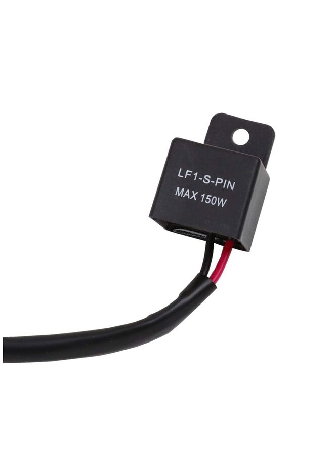 2-Pin Electronic LED Flasher Relay Motorcycle Turn Signal Bulbs Hyper Flash - Image 3
