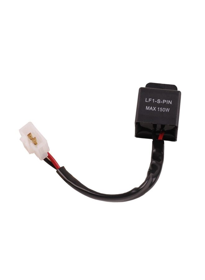 2-Pin Electronic LED Flasher Relay Motorcycle Turn Signal Bulbs Hyper Flash - Image 4