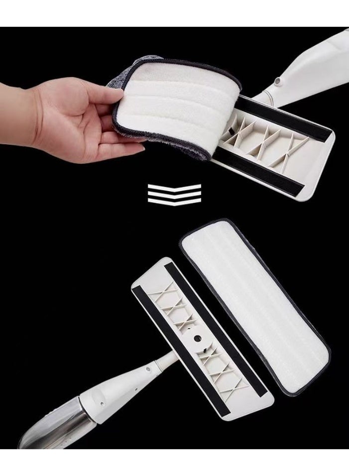 حصريا ممسحة أرضيات منزلية متعددة الاستخدامات، للتنظيف الجاف والرطب، تعمل بدون استخدام اليدين، مزودة بوظيفة رش الماء. - Image 5