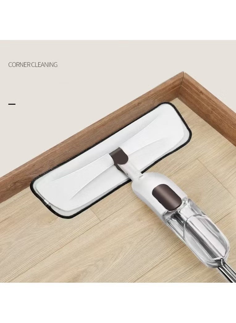 حصريا ممسحة أرضيات منزلية متعددة الاستخدامات، للتنظيف الجاف والرطب، تعمل بدون استخدام اليدين، مزودة بوظيفة رش الماء. - Image 3
