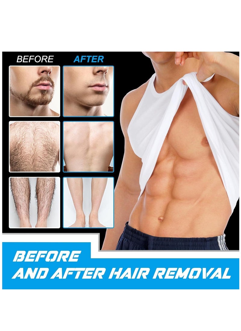 ALIVER - 60g Private Part Hair Removal Cream for Men Intimate Hair Remover Effective and Painless Depilatory Cream for Private Areas Body Legs and Underarms Suitable for All Skin Types - Image 1