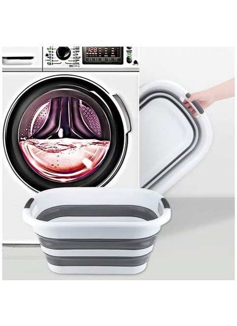 41L Plastic Foldable Laundry Basket, Clothes Wash Basin, Foldable Laundry Baskets