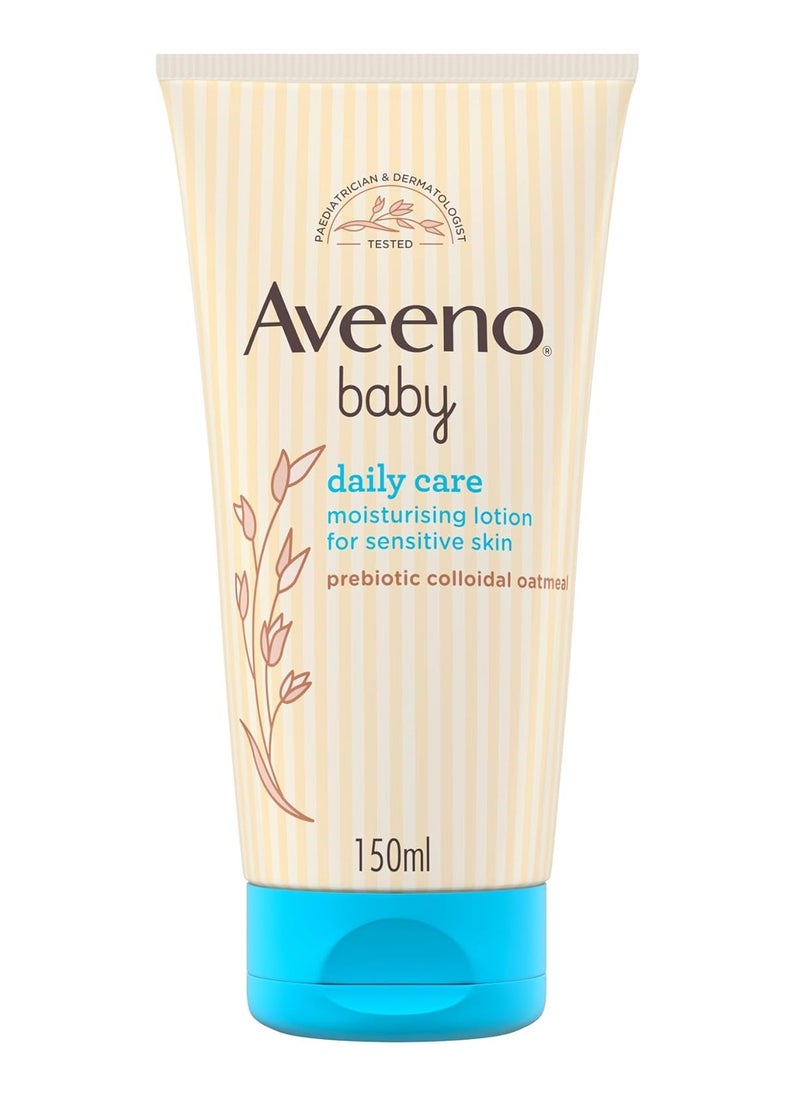 Aveeno Baby Aveeno Baby, Lotion, Daily Care, Moisturising, clinically proven to moisturise baby’s skin for up to 24 hours while helping to soothe and restore the skin’s natural protective barrier, 150ml 