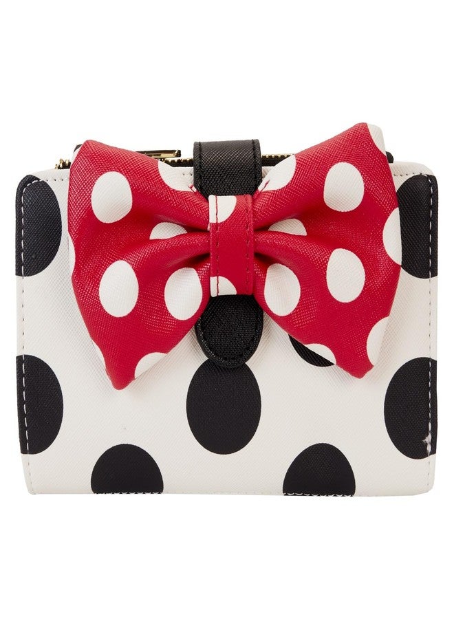 Loungefly Minnie Rocks the Dots Classic Flap Wallet | Minnie Mouse Wallets Standard - Image 1