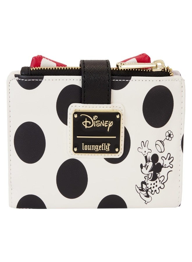 Loungefly Minnie Rocks the Dots Classic Flap Wallet | Minnie Mouse Wallets Standard - Image 3