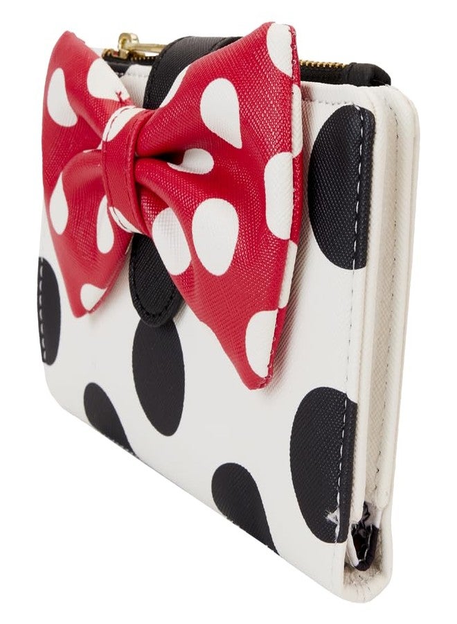 Loungefly Minnie Rocks the Dots Classic Flap Wallet | Minnie Mouse Wallets Standard - Image 4