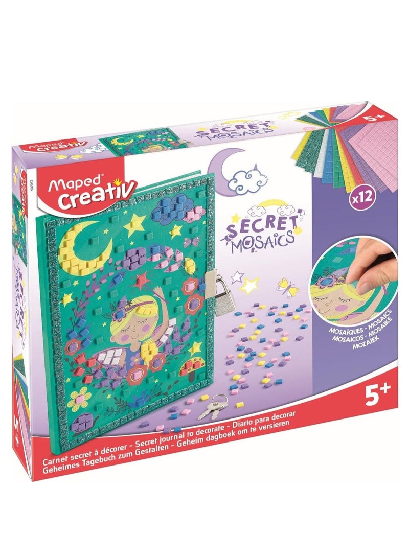 Maped مجموعة حرفة مذكرات الموزاييك السرية الإبداعية متعددة الألوان - Image 1