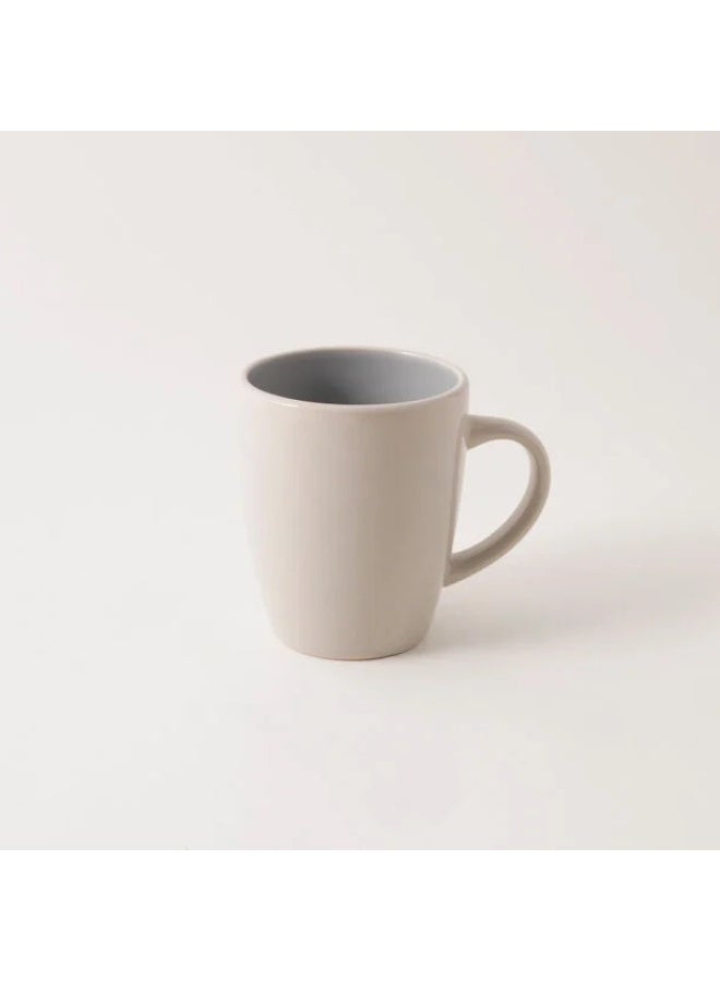 متجر نايس طقم عشاء لا ميسا 16 قطعة من الفخار الحجري باللون الرمادي – أطباق عشاء، أطباق جانبية، أوعية وأكواب – طقم سفرة متكامل لـ 4 أشخاص – تصميم عصري ومتين للمناسبات اليومية والعائلية والخاصة – صناعة عالية الجودة - Image 5