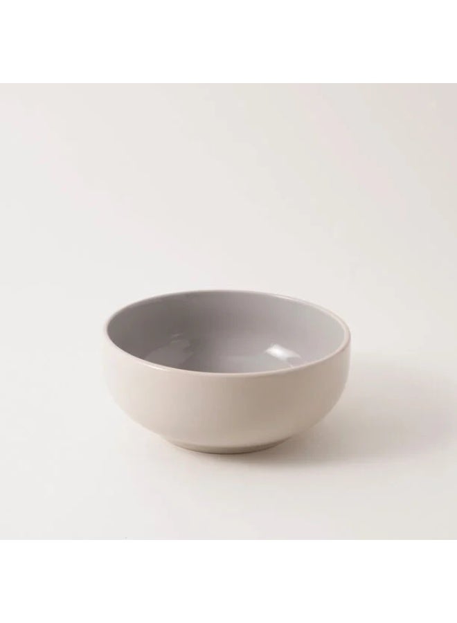 متجر نايس طقم عشاء لا ميسا 16 قطعة من الفخار الحجري باللون الرمادي – أطباق عشاء، أطباق جانبية، أوعية وأكواب – طقم سفرة متكامل لـ 4 أشخاص – تصميم عصري ومتين للمناسبات اليومية والعائلية والخاصة – صناعة عالية الجودة - Image 4