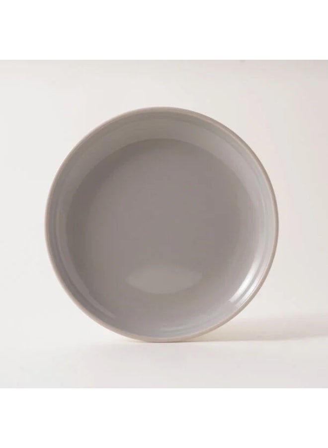 متجر نايس طقم عشاء لا ميسا 16 قطعة من الفخار الحجري باللون الرمادي – أطباق عشاء، أطباق جانبية، أوعية وأكواب – طقم سفرة متكامل لـ 4 أشخاص – تصميم عصري ومتين للمناسبات اليومية والعائلية والخاصة – صناعة عالية الجودة - Image 3