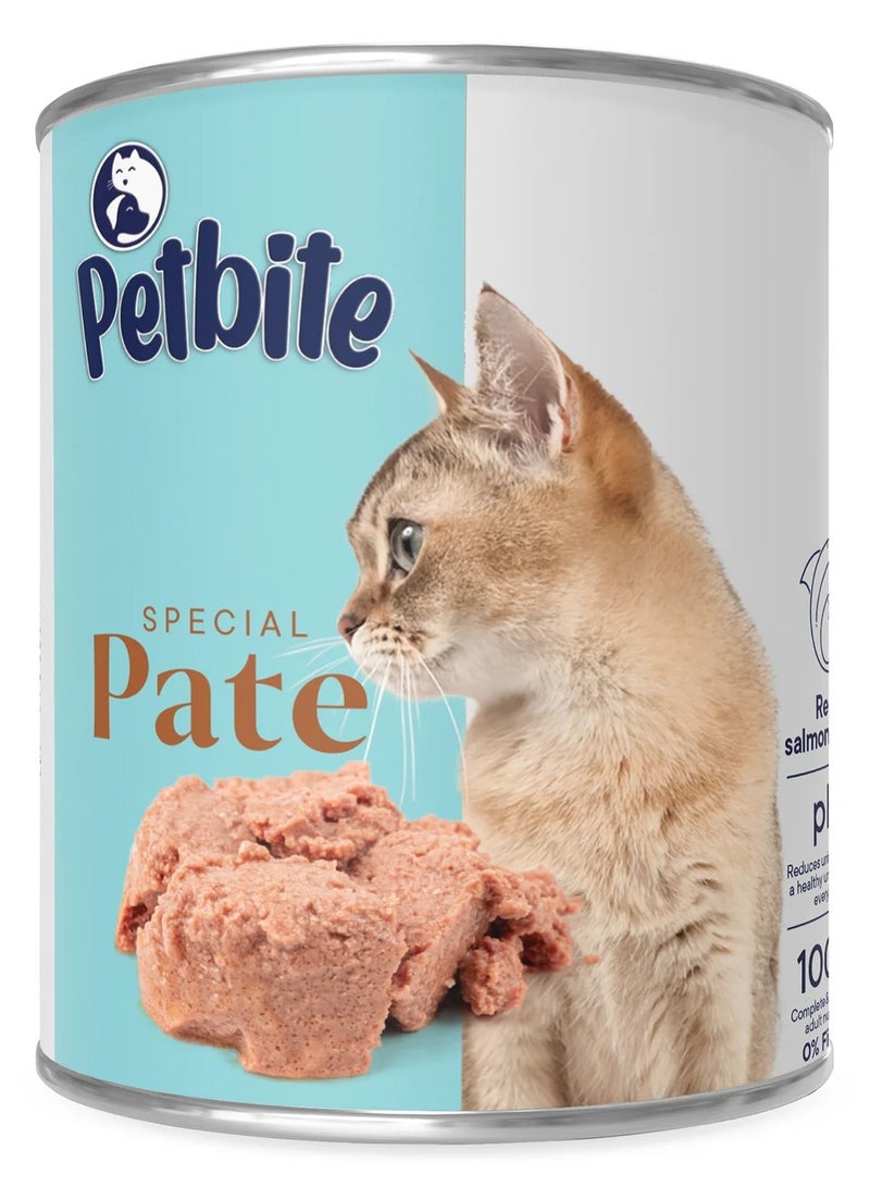Petbite PETBITE SPECIAL PATE WITH SALMON FOR ADULT CATS 400 G