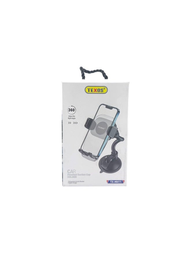 Texos TX-MH11 Car Mounted Suction Cup Phone Holder